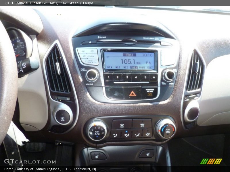 Kiwi Green / Taupe 2011 Hyundai Tucson GLS AWD