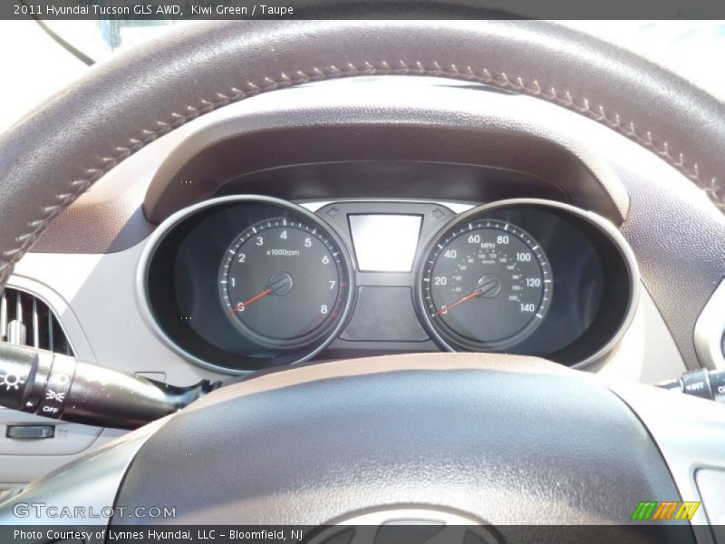 Kiwi Green / Taupe 2011 Hyundai Tucson GLS AWD