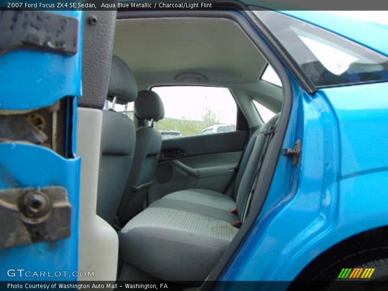 Aqua Blue Metallic / Charcoal/Light Flint 2007 Ford Focus ZX4 SE Sedan