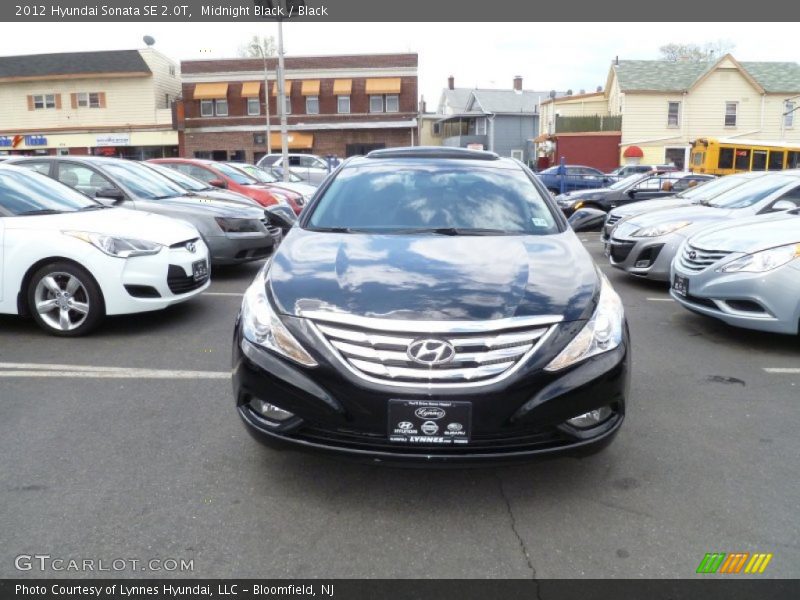 Midnight Black / Black 2012 Hyundai Sonata SE 2.0T