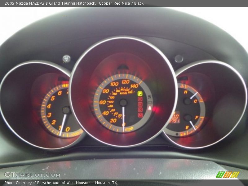Copper Red Mica / Black 2009 Mazda MAZDA3 s Grand Touring Hatchback