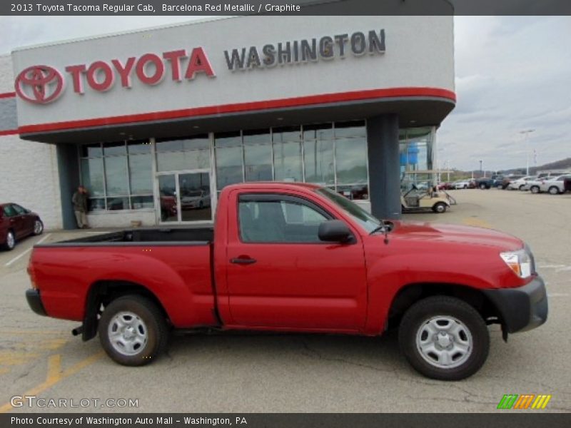 Barcelona Red Metallic / Graphite 2013 Toyota Tacoma Regular Cab