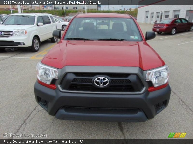 Barcelona Red Metallic / Graphite 2013 Toyota Tacoma Regular Cab