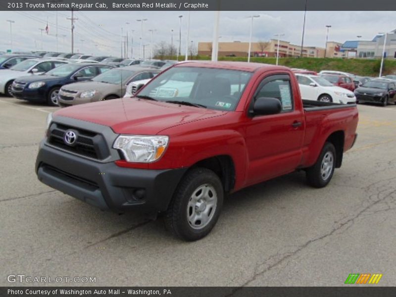 Barcelona Red Metallic / Graphite 2013 Toyota Tacoma Regular Cab
