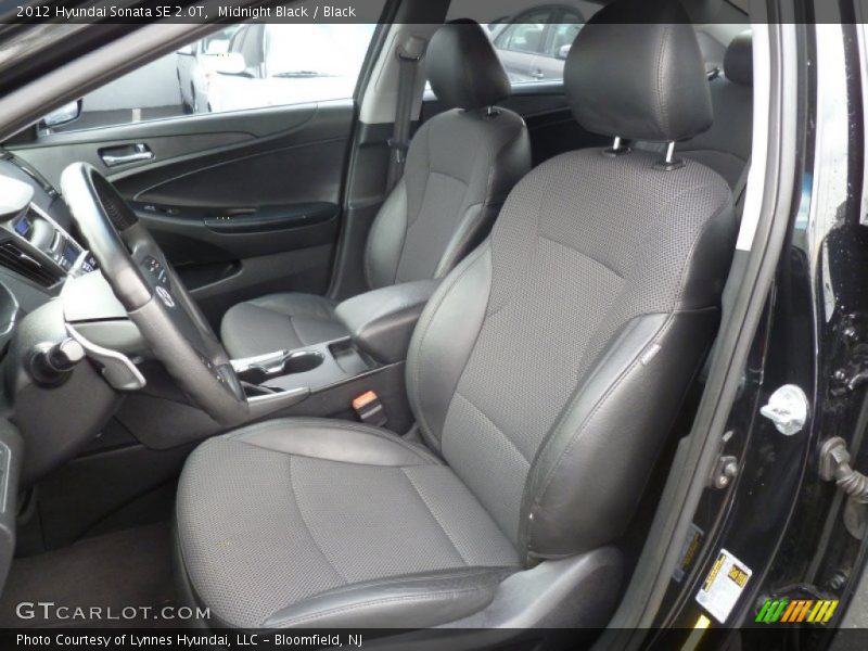Midnight Black / Black 2012 Hyundai Sonata SE 2.0T