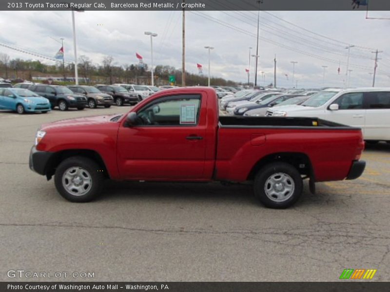 Barcelona Red Metallic / Graphite 2013 Toyota Tacoma Regular Cab