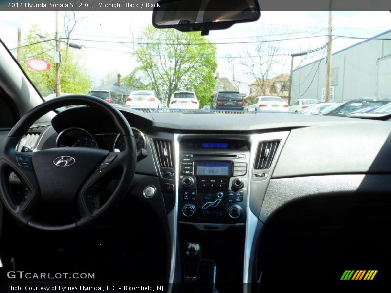 Midnight Black / Black 2012 Hyundai Sonata SE 2.0T