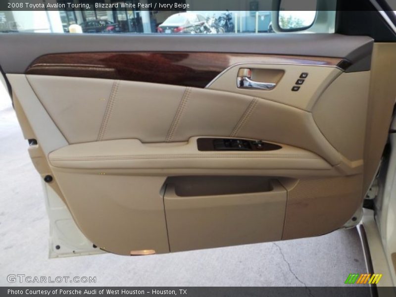 Blizzard White Pearl / Ivory Beige 2008 Toyota Avalon Touring