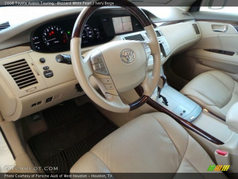 Blizzard White Pearl / Ivory Beige 2008 Toyota Avalon Touring