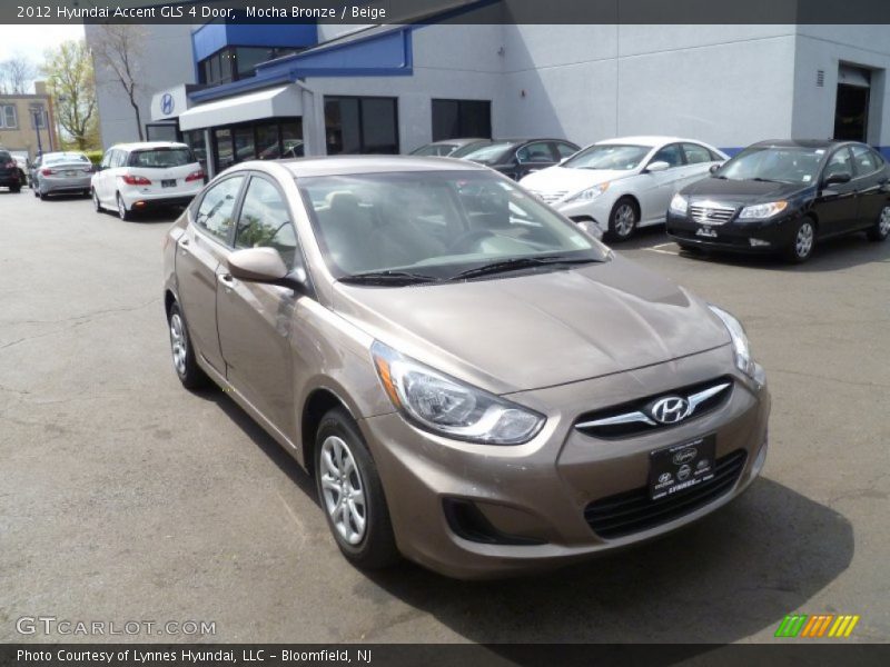 Mocha Bronze / Beige 2012 Hyundai Accent GLS 4 Door