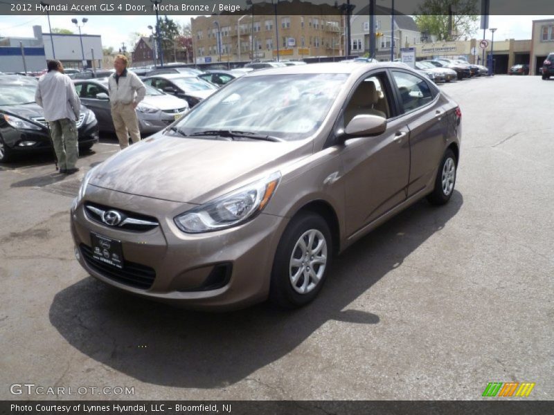 Mocha Bronze / Beige 2012 Hyundai Accent GLS 4 Door