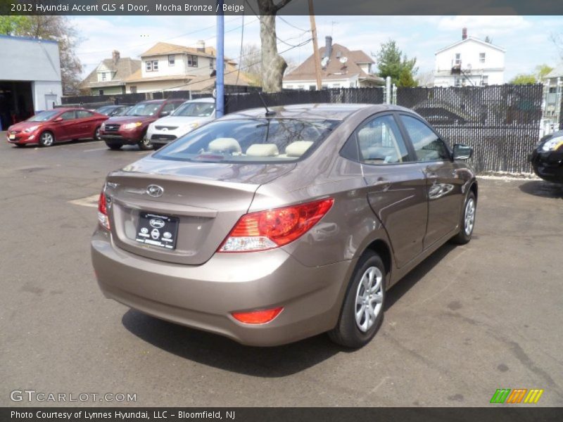 Mocha Bronze / Beige 2012 Hyundai Accent GLS 4 Door