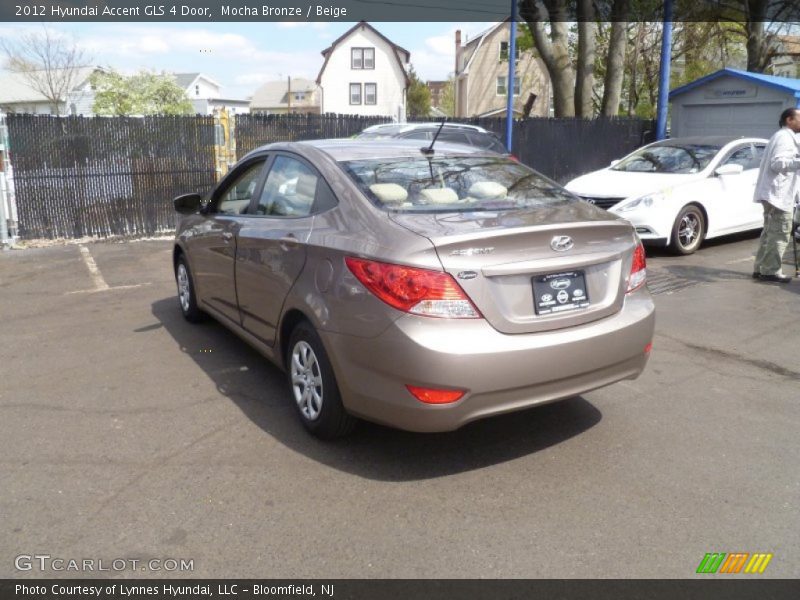 Mocha Bronze / Beige 2012 Hyundai Accent GLS 4 Door