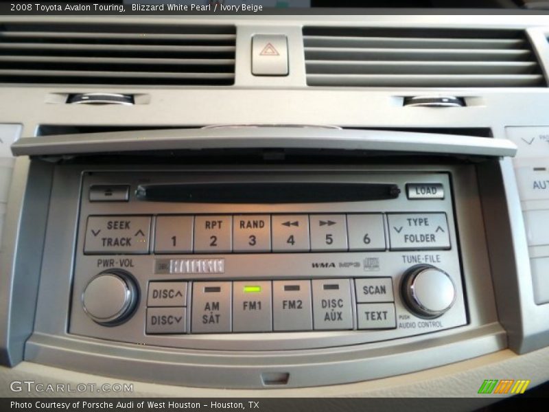 Blizzard White Pearl / Ivory Beige 2008 Toyota Avalon Touring