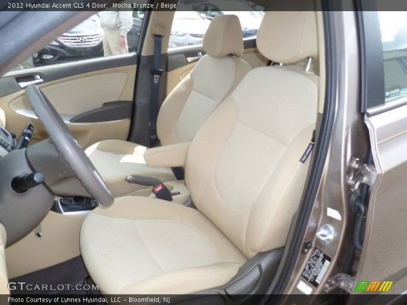 Mocha Bronze / Beige 2012 Hyundai Accent GLS 4 Door