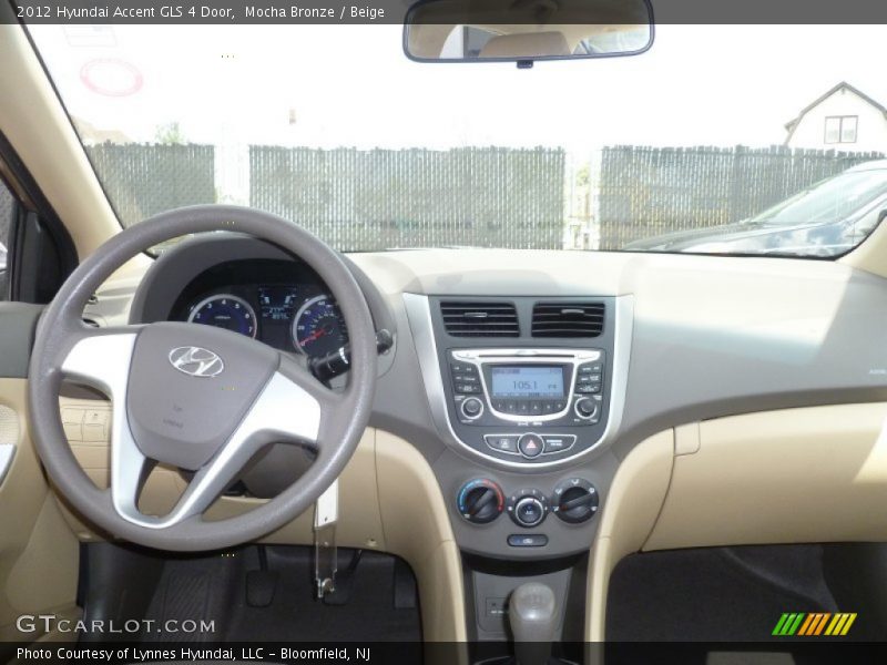 Mocha Bronze / Beige 2012 Hyundai Accent GLS 4 Door