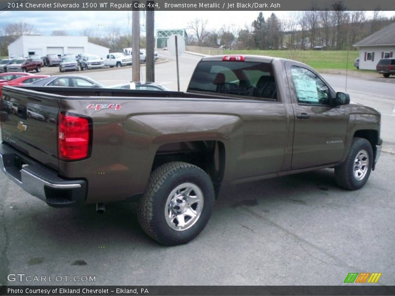 Brownstone Metallic / Jet Black/Dark Ash 2014 Chevrolet Silverado 1500 WT Regular Cab 4x4