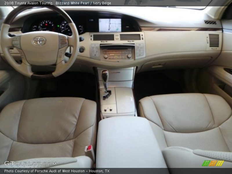 Blizzard White Pearl / Ivory Beige 2008 Toyota Avalon Touring