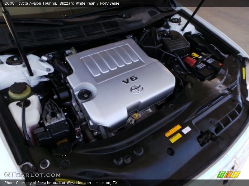 Blizzard White Pearl / Ivory Beige 2008 Toyota Avalon Touring