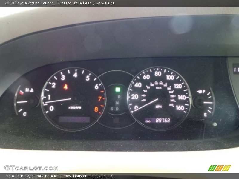 Blizzard White Pearl / Ivory Beige 2008 Toyota Avalon Touring
