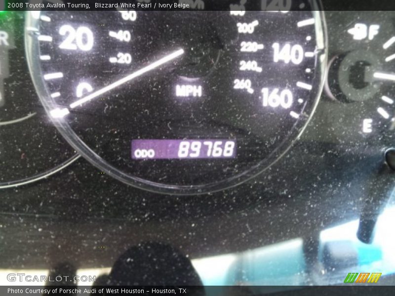 Blizzard White Pearl / Ivory Beige 2008 Toyota Avalon Touring