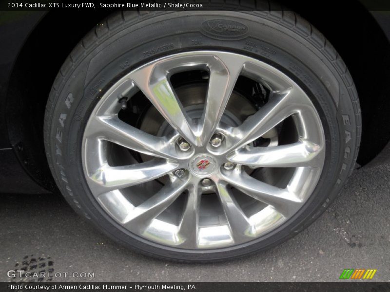 Sapphire Blue Metallic / Shale/Cocoa 2014 Cadillac XTS Luxury FWD