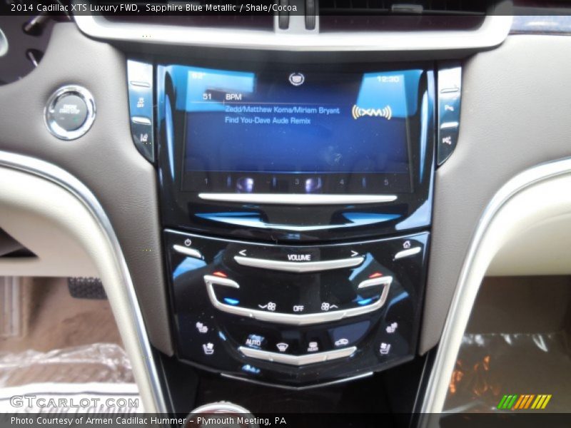 Sapphire Blue Metallic / Shale/Cocoa 2014 Cadillac XTS Luxury FWD