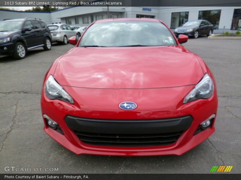 Lightning Red / Black Leather/Alcantara 2013 Subaru BRZ Limited
