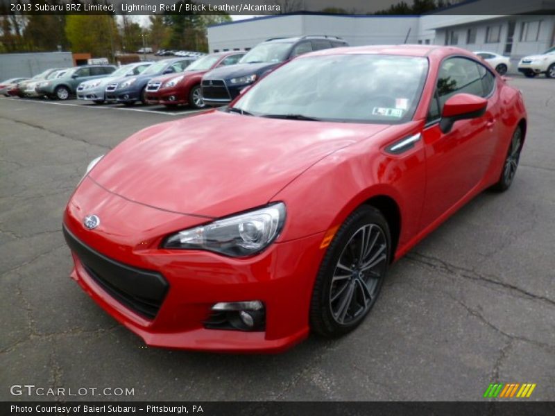 Lightning Red / Black Leather/Alcantara 2013 Subaru BRZ Limited