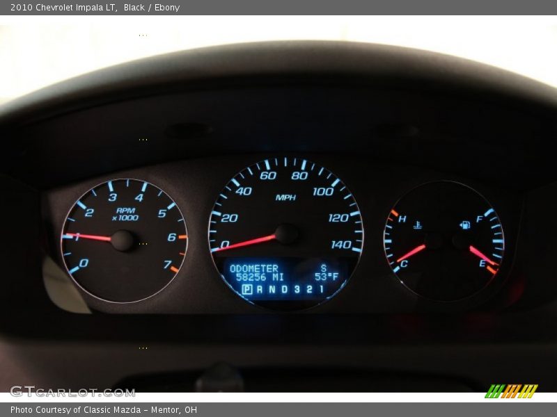 Black / Ebony 2010 Chevrolet Impala LT