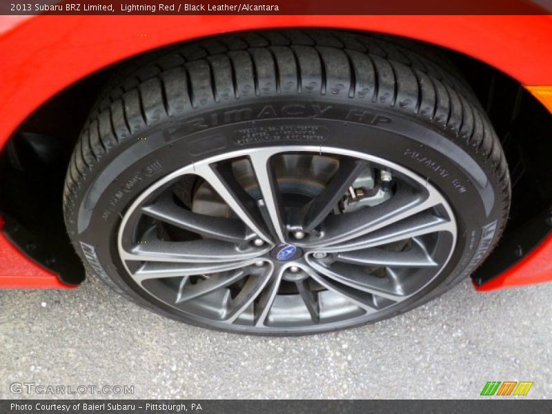 Lightning Red / Black Leather/Alcantara 2013 Subaru BRZ Limited