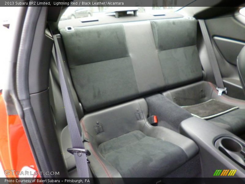 Lightning Red / Black Leather/Alcantara 2013 Subaru BRZ Limited