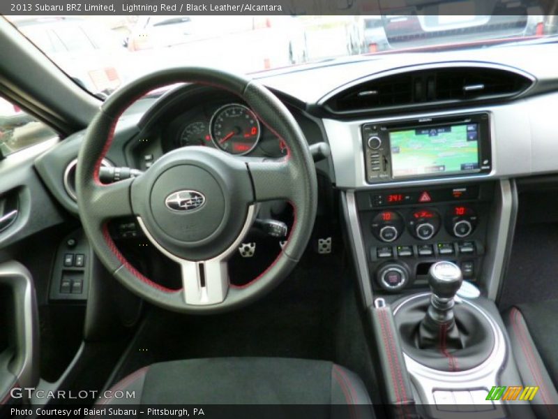 Lightning Red / Black Leather/Alcantara 2013 Subaru BRZ Limited