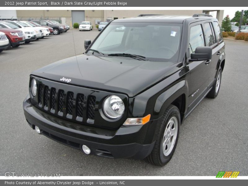 Black / Dark Slate Gray/Light Pebble Beige 2012 Jeep Patriot Sport