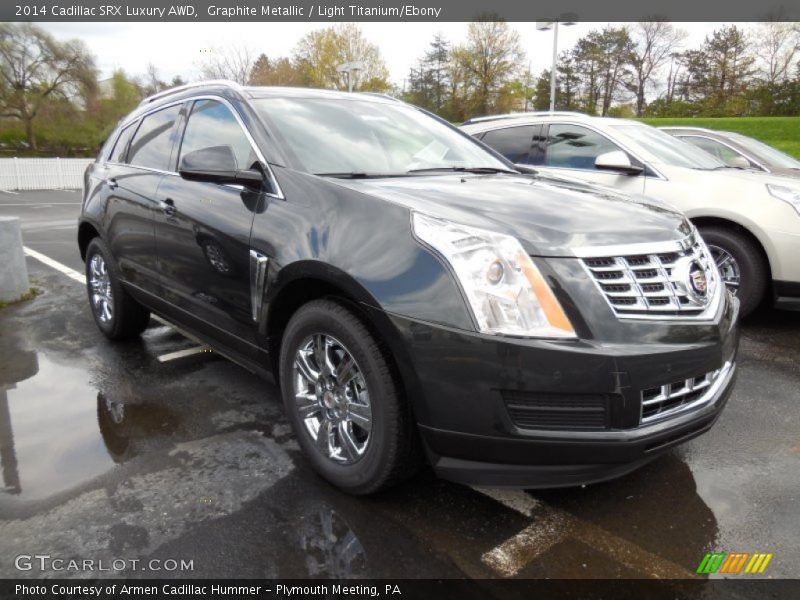 Graphite Metallic / Light Titanium/Ebony 2014 Cadillac SRX Luxury AWD