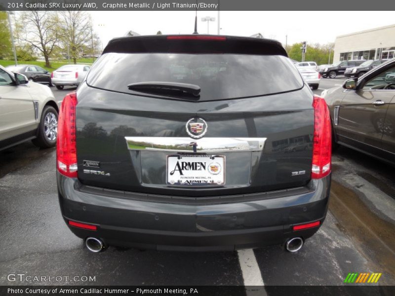 Graphite Metallic / Light Titanium/Ebony 2014 Cadillac SRX Luxury AWD