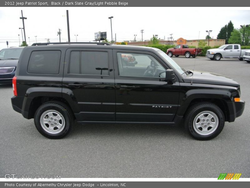 Black / Dark Slate Gray/Light Pebble Beige 2012 Jeep Patriot Sport