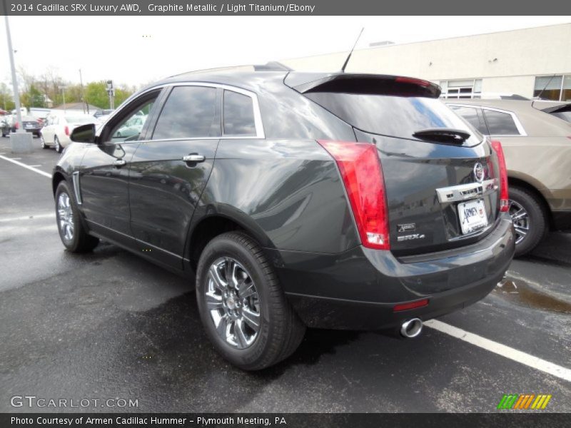 Graphite Metallic / Light Titanium/Ebony 2014 Cadillac SRX Luxury AWD