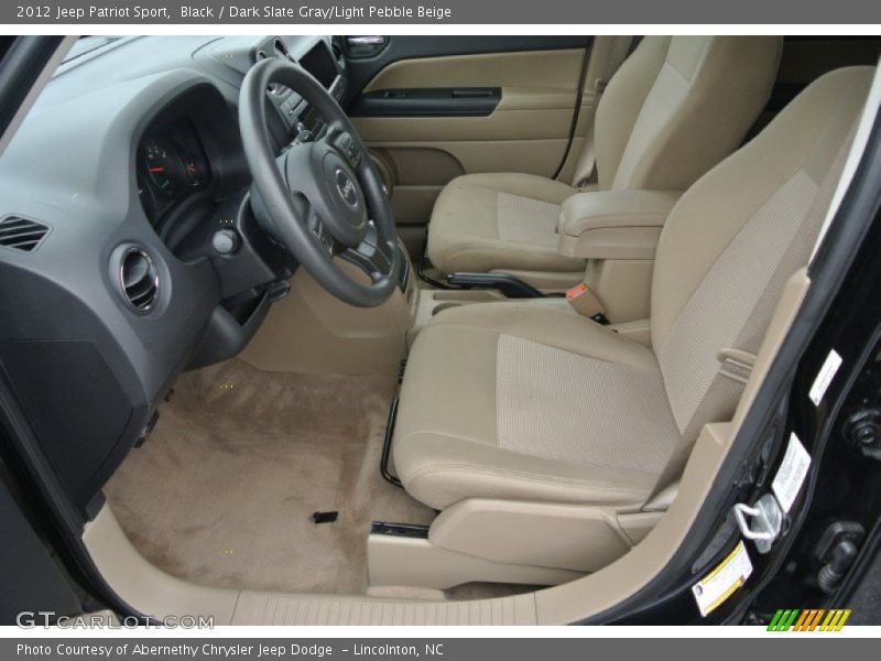 Black / Dark Slate Gray/Light Pebble Beige 2012 Jeep Patriot Sport