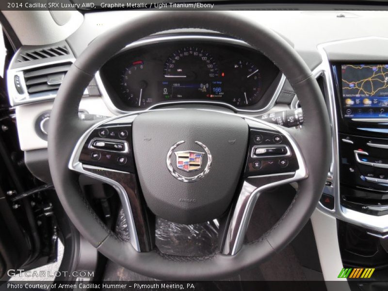 Graphite Metallic / Light Titanium/Ebony 2014 Cadillac SRX Luxury AWD