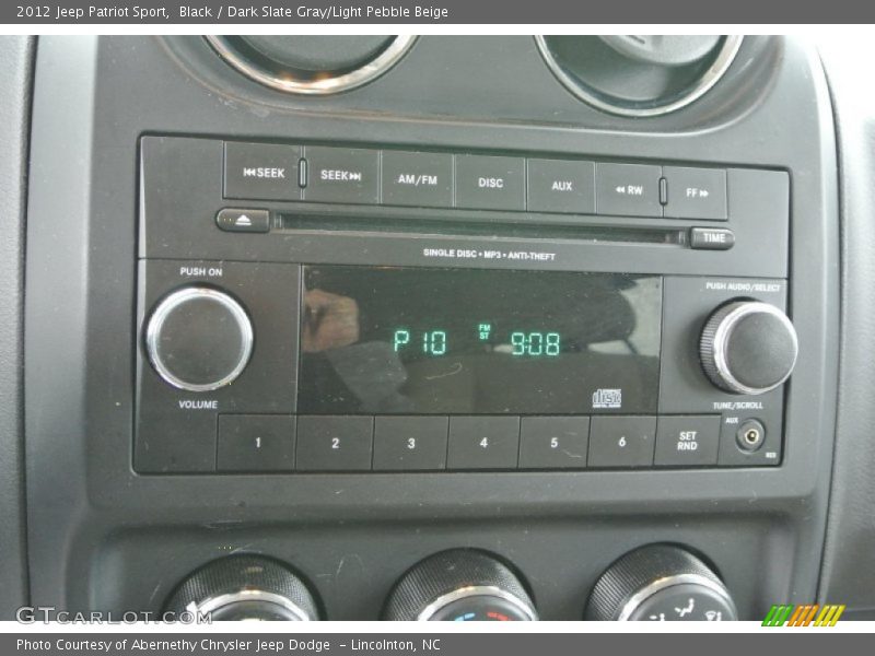 Black / Dark Slate Gray/Light Pebble Beige 2012 Jeep Patriot Sport