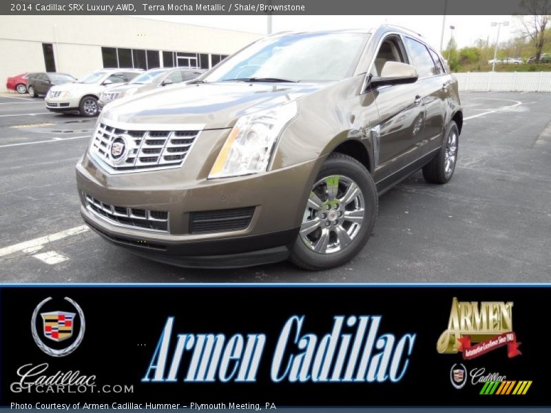 Terra Mocha Metallic / Shale/Brownstone 2014 Cadillac SRX Luxury AWD