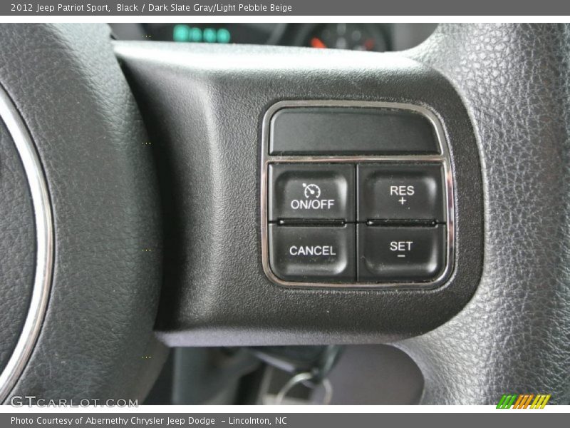 Black / Dark Slate Gray/Light Pebble Beige 2012 Jeep Patriot Sport