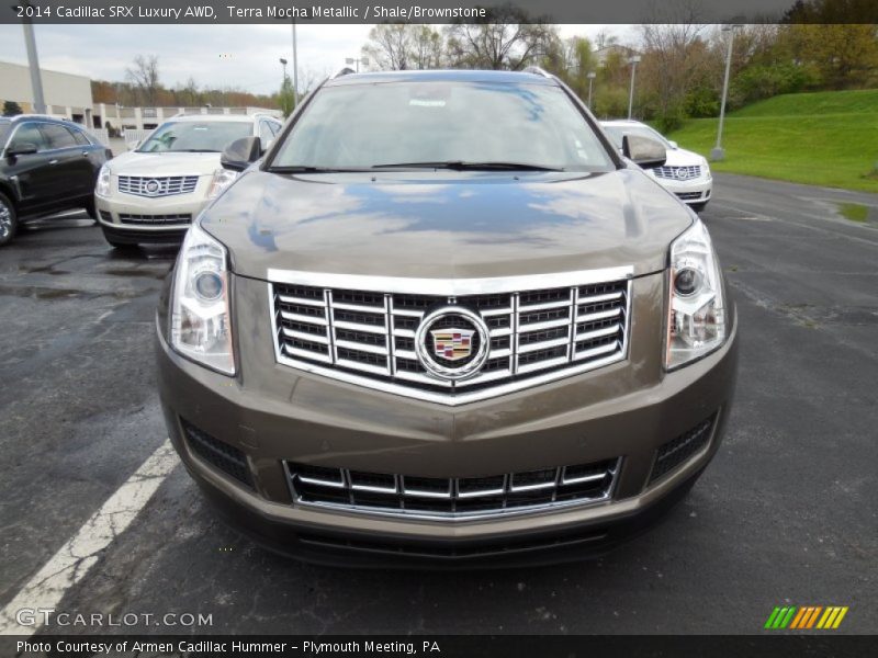 Terra Mocha Metallic / Shale/Brownstone 2014 Cadillac SRX Luxury AWD