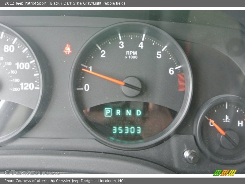 Black / Dark Slate Gray/Light Pebble Beige 2012 Jeep Patriot Sport