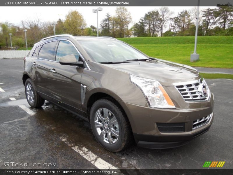 Terra Mocha Metallic / Shale/Brownstone 2014 Cadillac SRX Luxury AWD