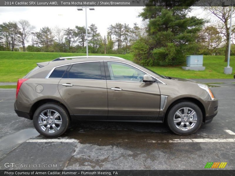 Terra Mocha Metallic / Shale/Brownstone 2014 Cadillac SRX Luxury AWD