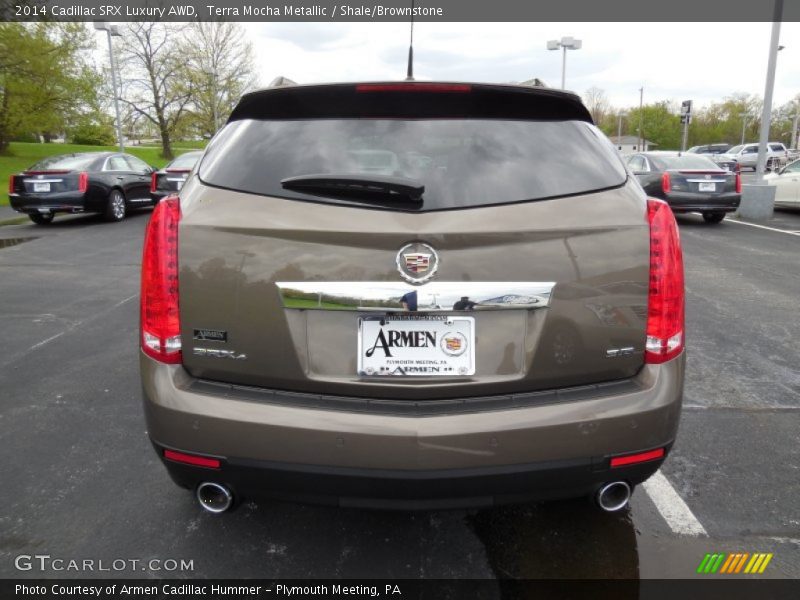 Terra Mocha Metallic / Shale/Brownstone 2014 Cadillac SRX Luxury AWD