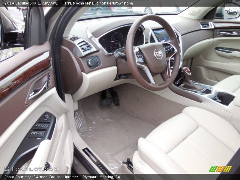 Terra Mocha Metallic / Shale/Brownstone 2014 Cadillac SRX Luxury AWD