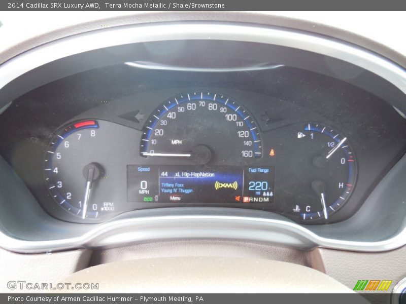Terra Mocha Metallic / Shale/Brownstone 2014 Cadillac SRX Luxury AWD